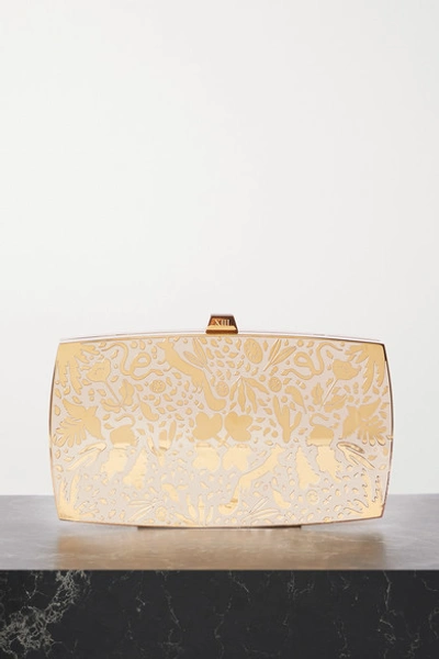 13bc Wilderness Gold-tone And Enamel Clutch