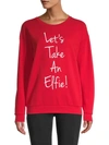 South Parade Elfie Cotton Sweatshirt In Red