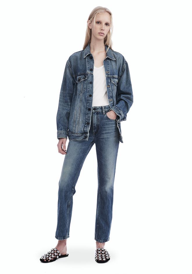 alexander wang daze denim jacket