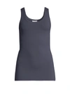 Hanro Women's Touch Feeling Tank Top In 1691 - Carbon