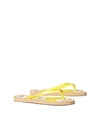 Tory Burch Printed Thin Flip-flop In Ditsy Yellow/porcelain Floral Ditsy