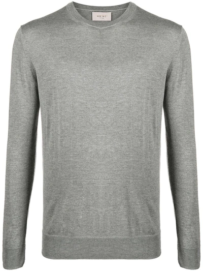Low Brand Crewneck Silk-cashmere Jumper In Grey