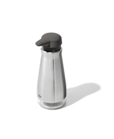 Oxo Big Button Soap Dispenser In Stainless Steel