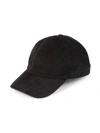 Saks Fifth Avenue Men's Collection Corduroy Baseball Hat With Ear Flaps In Black