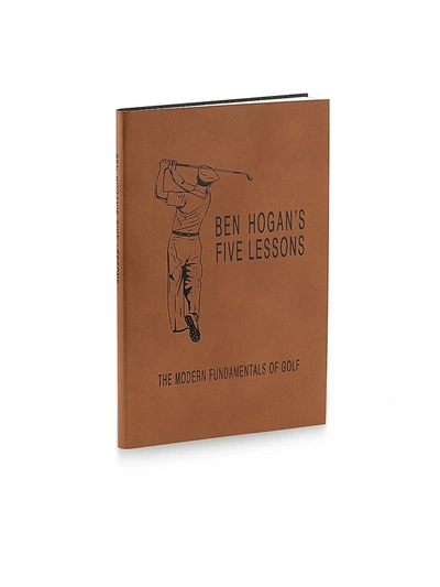 Graphic Image The Modern Fundamentals Of Golf Leather-bound Book In Brown
