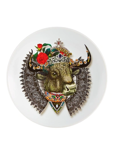 Christian Lacroix By Vista Alegre Love Who You Want Monseigneur Bull Dessert Plate