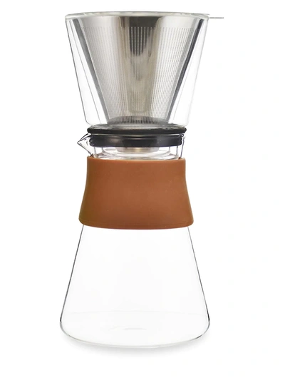 Grosche Amsterdam Pour Over Coffee Maker And Stainless Steel Filter In Silver