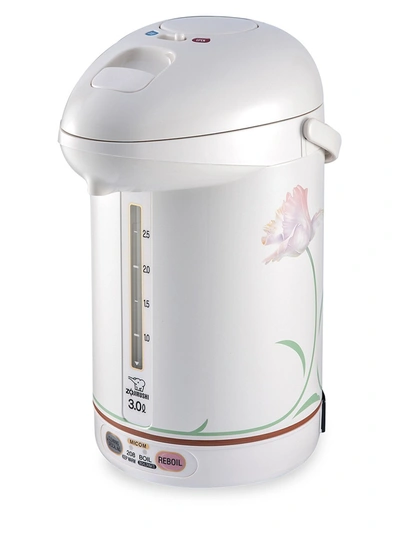 Zojirushi Cw-pzc30fc Micom Super Boiler With 4 Packs Of Descaling Agent In White