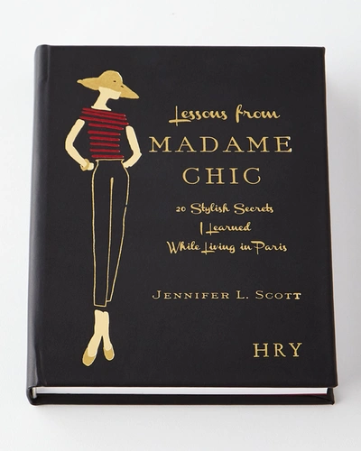Graphic Image Personalized "lessons From Madame Chic" Book By Jennifer L. Scott In Black