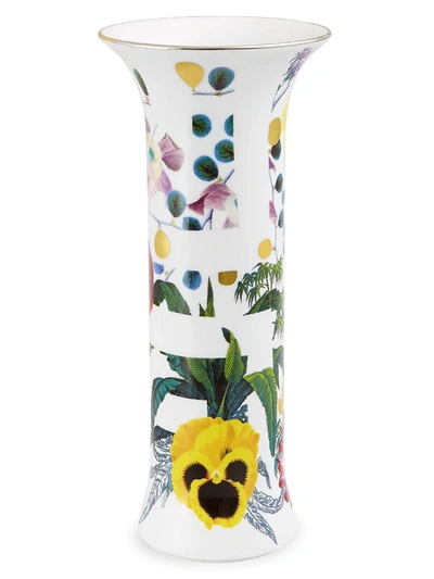 Christian Lacroix By Vista Alegre Primavera Floral Porcelain Vase
