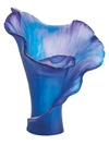 Daum Ultra Violet Medium Vase In Blue/purple