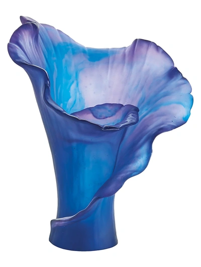 Daum Ultra Violet Medium Vase In Blue/purple