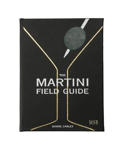Graphic Image Martini Field Guide" Book, Personalized" In Black
