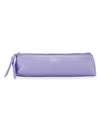 Graphic Image St. George Etc. Leather Zip Case In Lilac