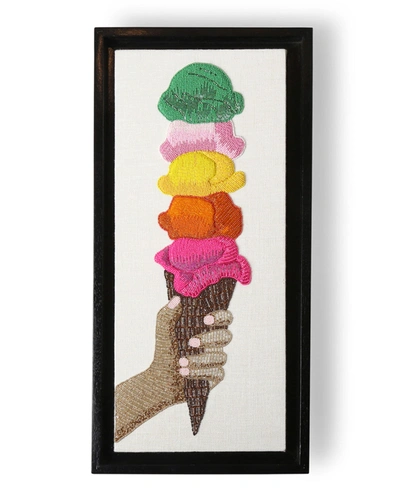 Jonathan Adler Ice Cream Beaded Wall Art