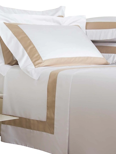 Frette Bicolore 4-piece Sheet Set In Whitepowder