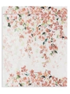 Anne De Solene Glycine Floral Flat Sheet In Corail