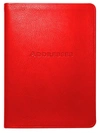 Graphic Image Leather Address Book In Red