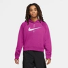 Nike Sportswear Swoosh Women's Fleece Hoodie In Cactus Flower/beyond Pink