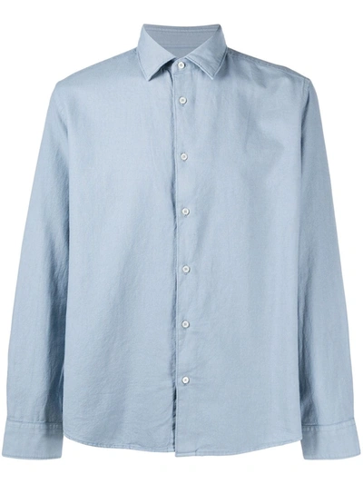 Altea Slim-fit Buttoned Shirt In Blue