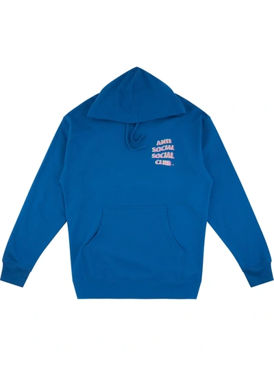 Anti Social Social Club Stir Crazy Hoodie In Blue