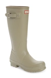 Hunter Original Short Waterproof Rain Boot In Grey