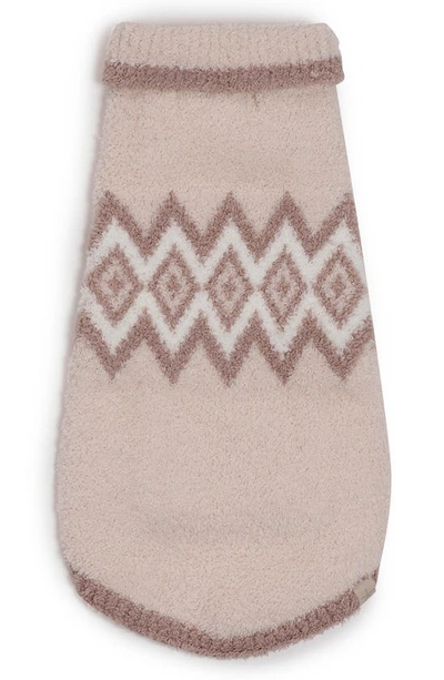 Barefoot Dreamsr Barefoot Dreams(r) Cozychic(tm) Nordic Dog Sweater In Pink Multi