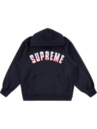 Supreme Icy Arc Hoodie In Blue