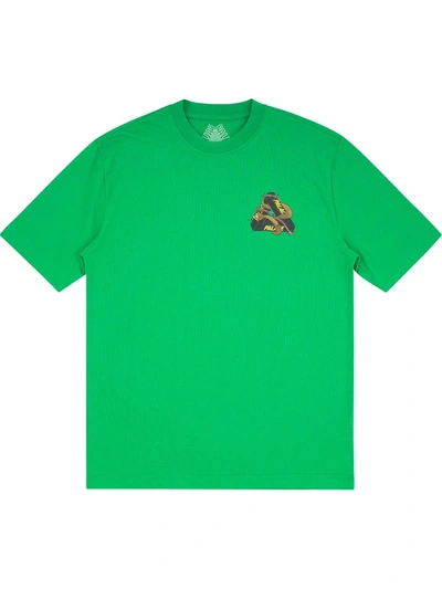 Palace Hesh Mit Fresh T-shirt In Green