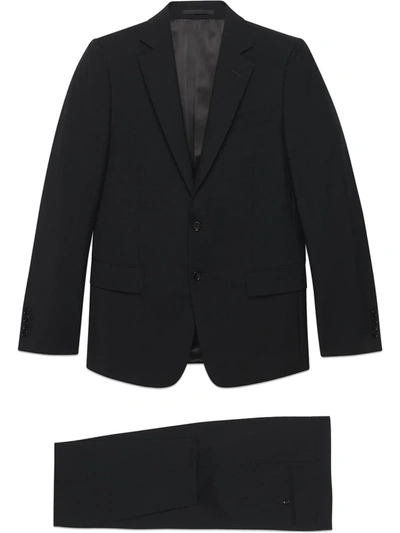 Gucci Slim-fit Single-breasted Suit In Black