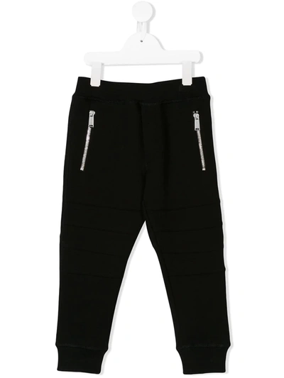 Dsquared2 Kids' Classic Track Trousers In Black
