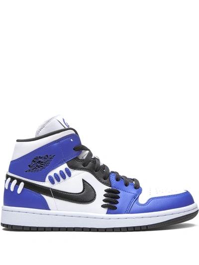 Jordan Air  1 Mid Sneakers In Blue