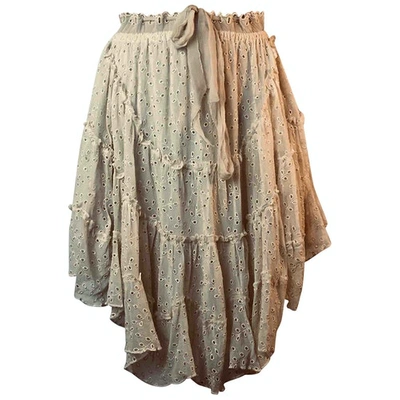 Pre-owned Jean Paul Gaultier Beige Skirt