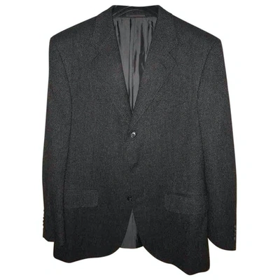 Pre-owned Cantarelli Wool Vest In Anthracite
