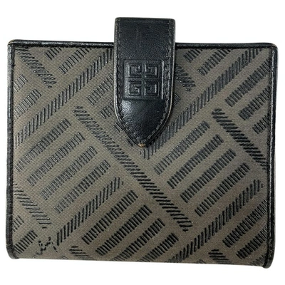 Pre-owned Givenchy Cloth Wallet In Black