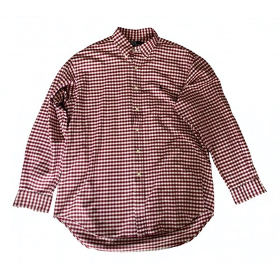 Pre-owned Polo Ralph Lauren Shirt In Burgundy