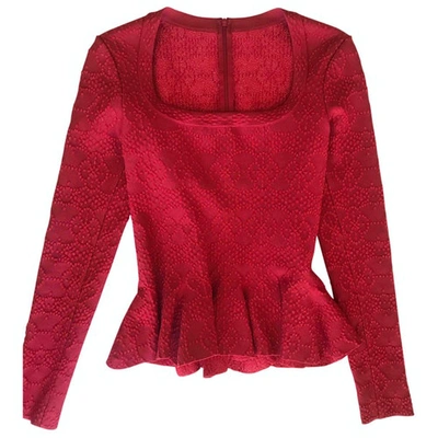 Pre-owned Alaïa Vest In Red