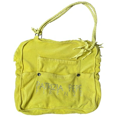 Pre-owned Patrizia Pepe Crossbody Bag In Yellow