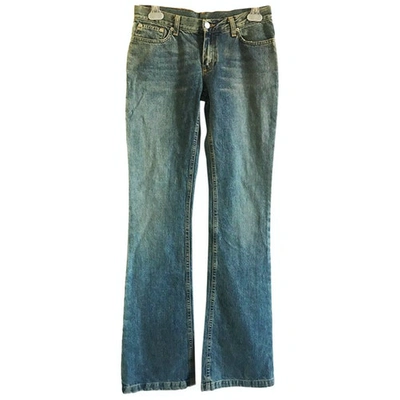 Pre-owned John Richmond Blue Cotton Jeans