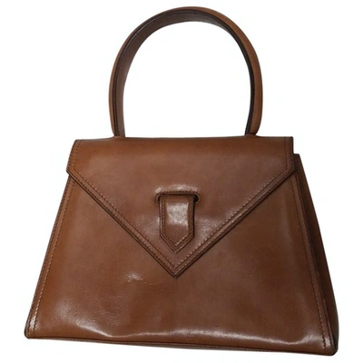 Pre-owned Walter Steiger Leather Handbag In Brown