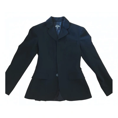 Pre-owned Jean Paul Gaultier Wool Blazer In Black