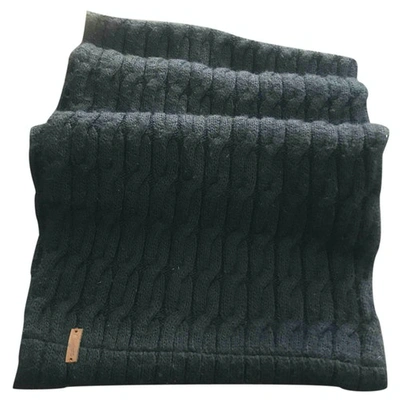 Pre-owned Chevignon Wool Scarf In Black