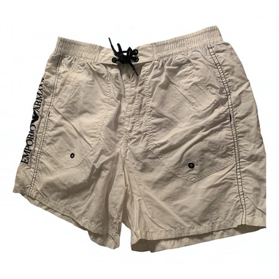 Pre-owned Emporio Armani White Shorts