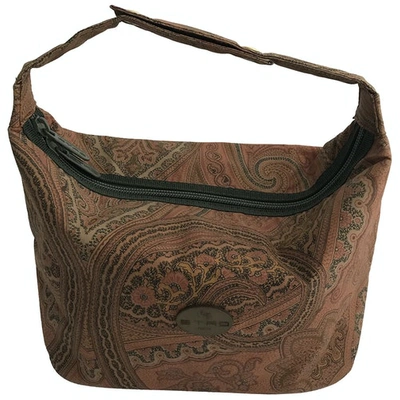 Pre-owned Etro Cloth Handbag In Brown