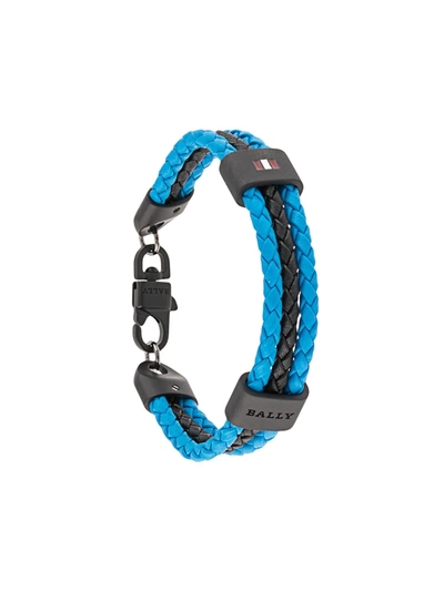 Bally Phelsy Braided Bracelet In Blue