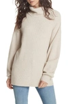 Free People Softly Structured Knit Tunic In Oatmeal Heather