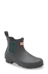 Hunter Original Waterproof Chelsea Rain Boot In Firth/ Green Jasper