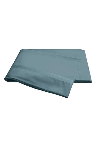 Matouk Nocturne 600 Thread Count Flat Sheet In Deep Jade