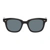 Garrett Leight Calabar Square Cellulose-acetate Sunglasses In Black Crystal/semi-flat Bluesmoke
