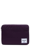 Herschel Supply Co Anchor 13-inch Macbook Sleeve In Blackberry Wine